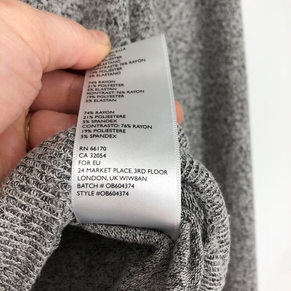 Out From Under Whitney Cropped Cozy Fleece Sweatshirt Gray - Picture 9 of 9